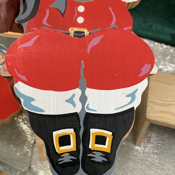 Vintage Festive Wooden Santa and Mrs Claus
Shelf Sitters Christmas Decor - Picture 16 of 17